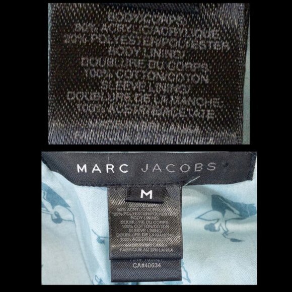 ▪️MARC JACOBS▪️Ivory Faux Fur Asymmetric Mock Collar Runway Coat - Picture 7 of 10